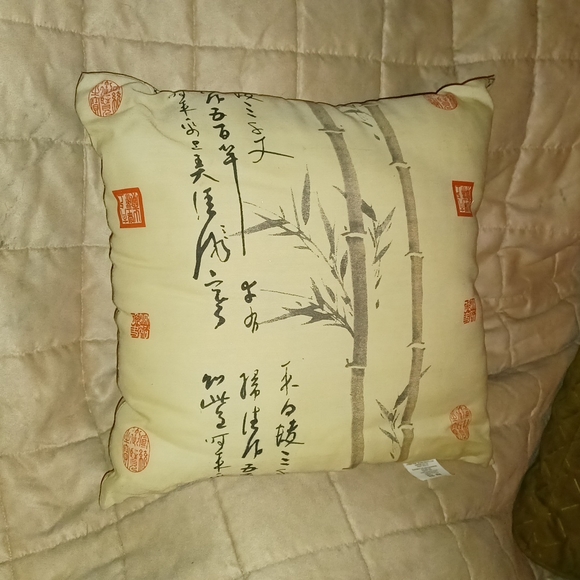 Asian print pillows - Picture 3 of 5